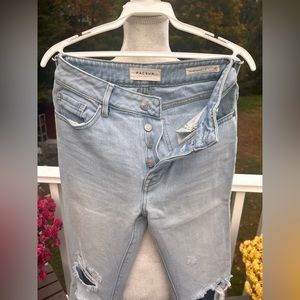 High rise vintage Pacsun distressed denim